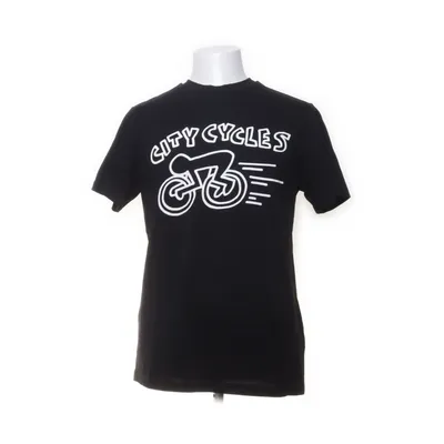 T-shirt (Zwart, Meerkleurig) van H&M Man Katoen, Elastaan