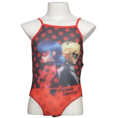Badpak (Zwart, Rood, Meerkleurig) van Miraculous Elastaan, Polyester