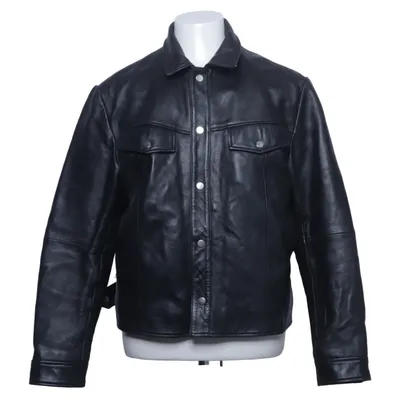 Läderjacka (Svart) från Deadwood Polyester, Skinn