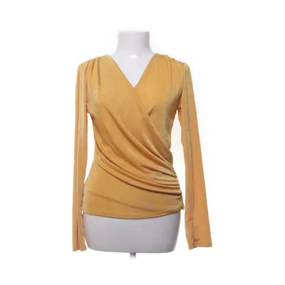 Wikkeltop (Geel) van NLY One Elastaan, Polyester