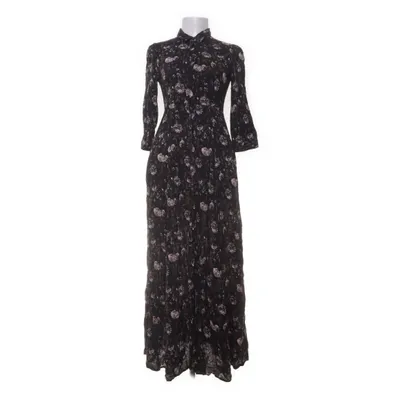 Shirt dress (Black, Multicolored) from Zara Woman Premium Collection Viscose