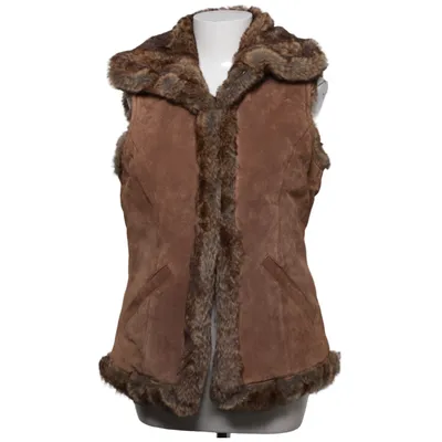 Läderväst (Brun) från Amica Skinn