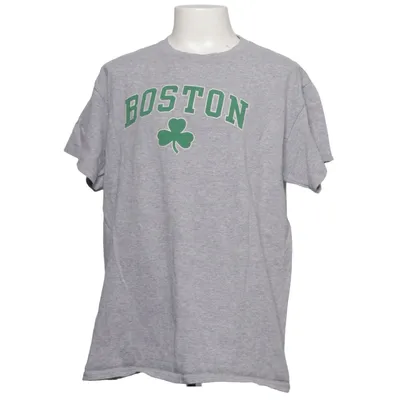 T-shirt (Grå, Grøn) fra Delta Pro Weight Bomuld, Polyester