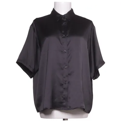 Kortærmet skjorte (Sort) fra Mathilde Gøhler x NA-KD Polyester