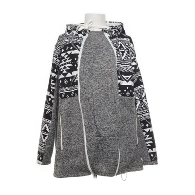 Capuchon sweater (Grijs, Zwart, Wit) van BPC Mama Katoen, Polyester