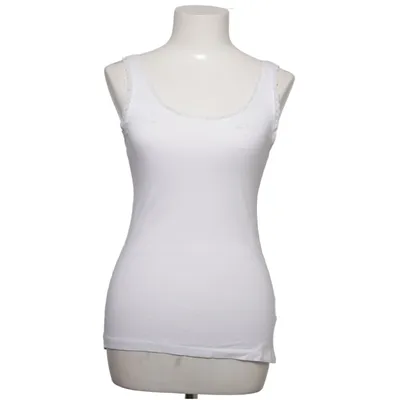 Tank Top (White) from Multiblu Elastane, Organic cotton