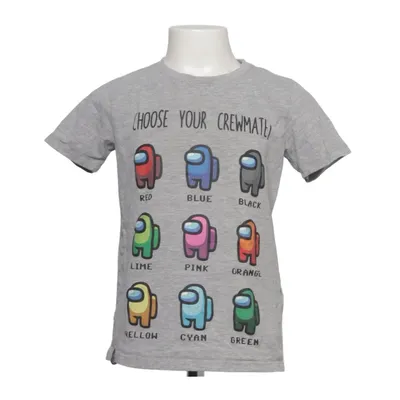 T-shirt (Gris, Multicolore) de Name It Coton, Élasthane, Viscose