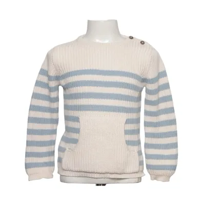 Trui (Beige, Blauw) van Pusblu Katoen