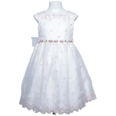 Brudnäbbsklänning (Vit, Rosa, Grön) från Motherway Polyester