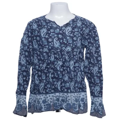 Blouse (Blue, White) from Indiska Cotton