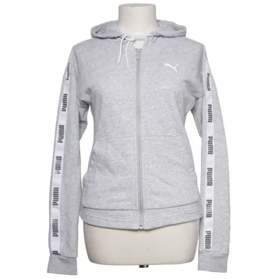 Sweat à capuche (Gris, Blanc) de Puma Coton, Polyester