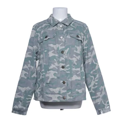 Denim jacket (Green, Beige) from Angel of Style