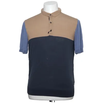 Pikétröja (Blå, Brun) från Boss Selection Hugo Boss Silke