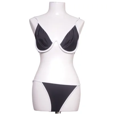 Bikini (Noir, Blanc) de Eco Élasthane, Polyester