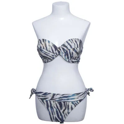 Bikini (Bleu, Beige) de Pain de Sucre Élasthane, Polyamide