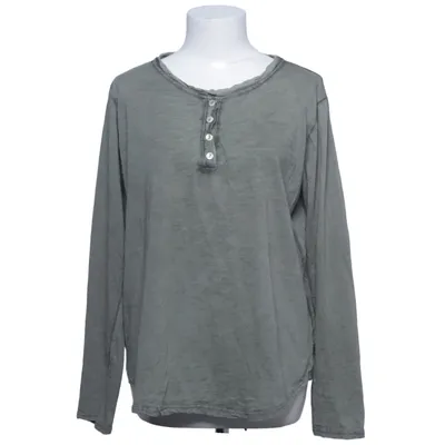 Henley shirt (Green) from Reunion Cotton