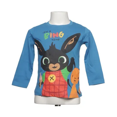 Langærmet t-shirt (Blå, Flerfarvet) fra Bing Bomuld