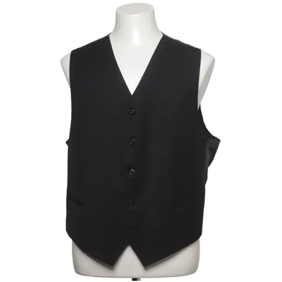 Suit vest (Black) from Cavaliere of Sweden Viscose, Wool