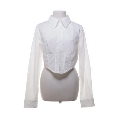 Skjorte (Hvid) fra Shein Bomuld, Polyester