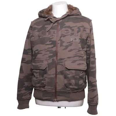 Huvtröja (Grå, Grön, Flerfärgad) från Schott NYC Akryl, Bomull, Polyester