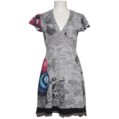 Dress (Gray, Multicolored) from Desigual Cotton, Polyester