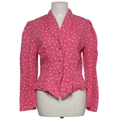 Wikkelblouse (Roze, Wit) van Avantgarde Katoen