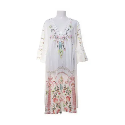Dress (White, Green, Brown) from Noracora