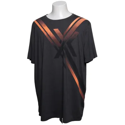 T-shirt (Grijs, Oranje) van Sports Elastaan, Polyester