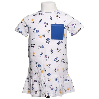 Dress (White, Blue, Yellow) from Petit Bateau Cotton
