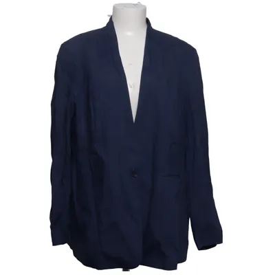 Blazer (Bleu) de Selection by Ulla Popken Élasthane, Lin, Viscose