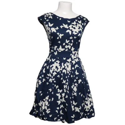 Robe (Bleu, Blanc) de Closet Coton, Élasthane