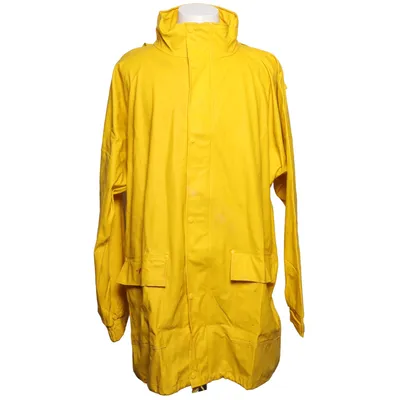 Regnfrakke (Gul) fra Figgjo Norway Polyester, Polyurethan