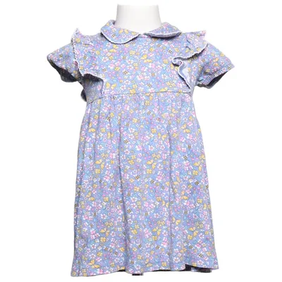 Jurk (Blauw, Meerkleurig) van Jojo Maman Bébé Katoen, Gerecycled polyester