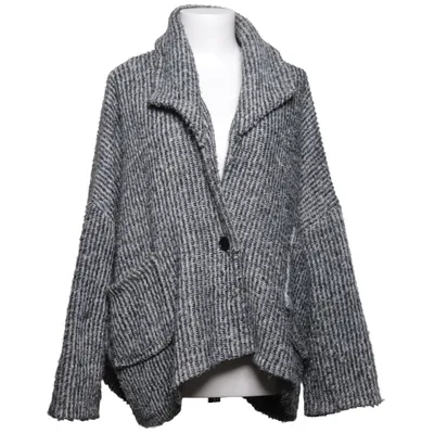 Kofta (Grå, Svart, Vit) från Transparente Polyester, Ull