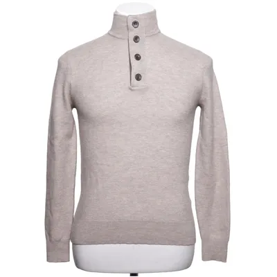 Strickpullover (Beige) von Hackett London Merinowolle