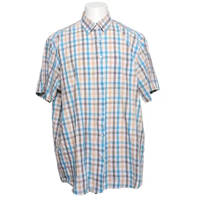 Short sleeve shirt (White, Blue, Brown) from Studio Leonardo