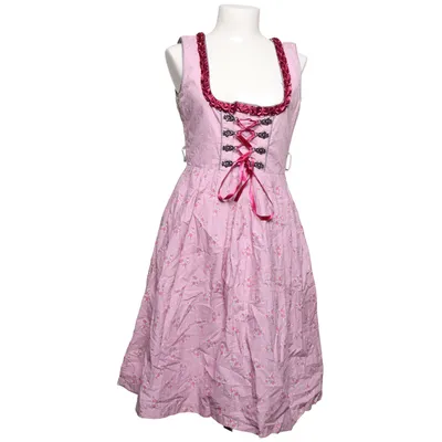 Dirndl (Pink, Multicolored) from Waldschütz Cotton