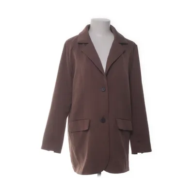 Blazer (Brown) from Shein Elastane, Polyester