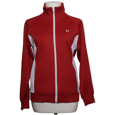 Träningsjacka (Röd, Vit) från Fred Perry Bomull, Polyester