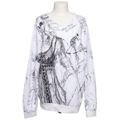 Sweatshirt (Blanc, Noir) de John Richmond Coton
