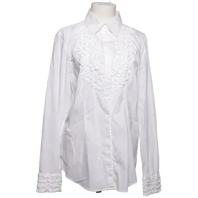 Blouse (Blanc) de 0039 Italy Coton, Élasthane