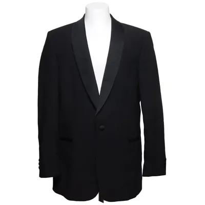 Tuxedo jacket (Black) from Royal Black Elastane, Polyester, Wool