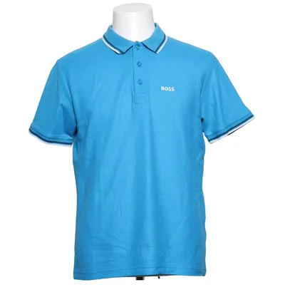 Poloshirt (Blauw) van Boss Katoen, Polyester