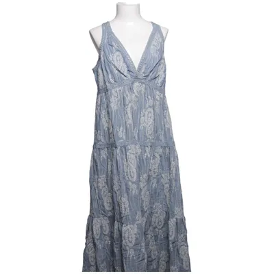 Maxi dress (Blue, White) from Lilie Rose Cotton, Polyester