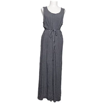 Maxi jurk (Zwart, Wit) van Pelle P Katoen, Elastaan, Viscose