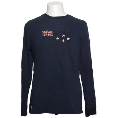 Long sleeve T-shirt (Blue) from New Zealand Auckland Cotton