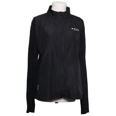 Trainingsjack (Zwart) van Mons Royale Elastaan, Merinowol, Polyamide