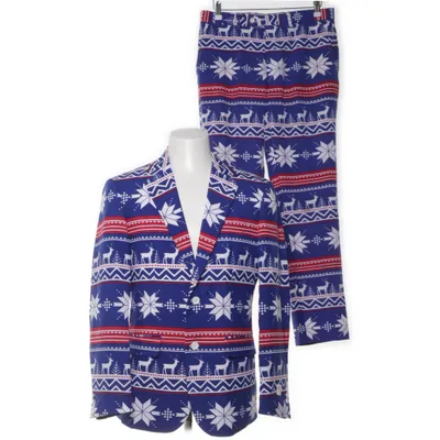 Kostym (Blå, Flerfärgad) från Opposuits Polyester