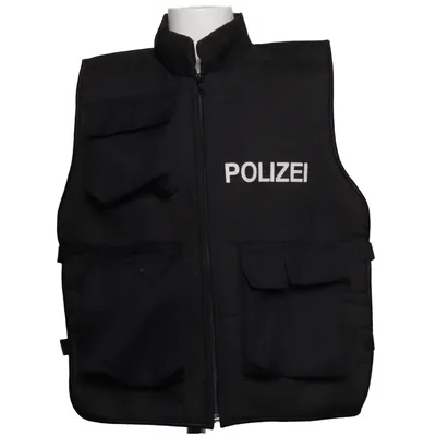 Outer vest (Black) from Fries Polyester