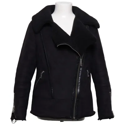 Shearling jacket (Black) from New Look Polyester, Polyurethane, Viscose